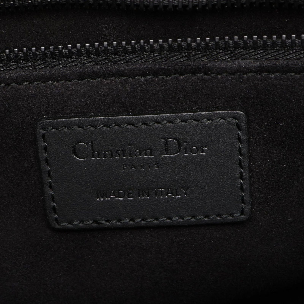 Dior Handbag Lady Dior Large Cannage Matte 2-Way Black Leather Lady Dior Tote