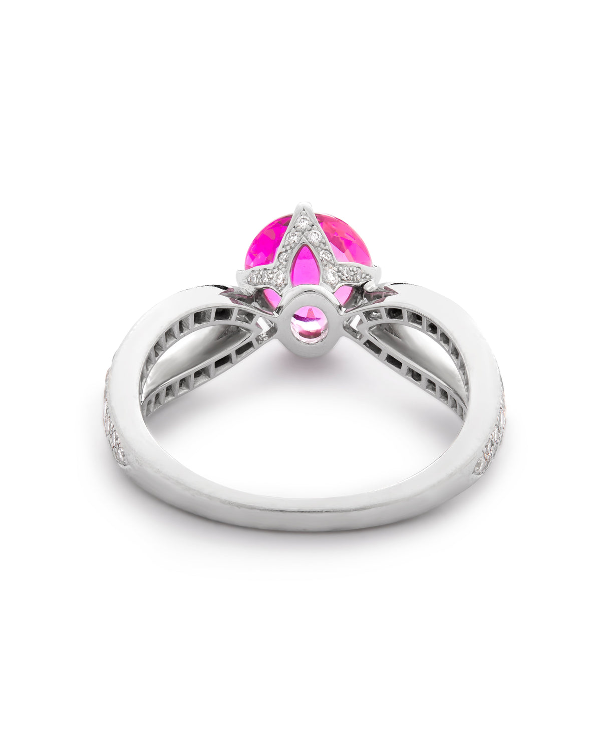 Boucheron Pont de Paris Sapphire and Diamond ring