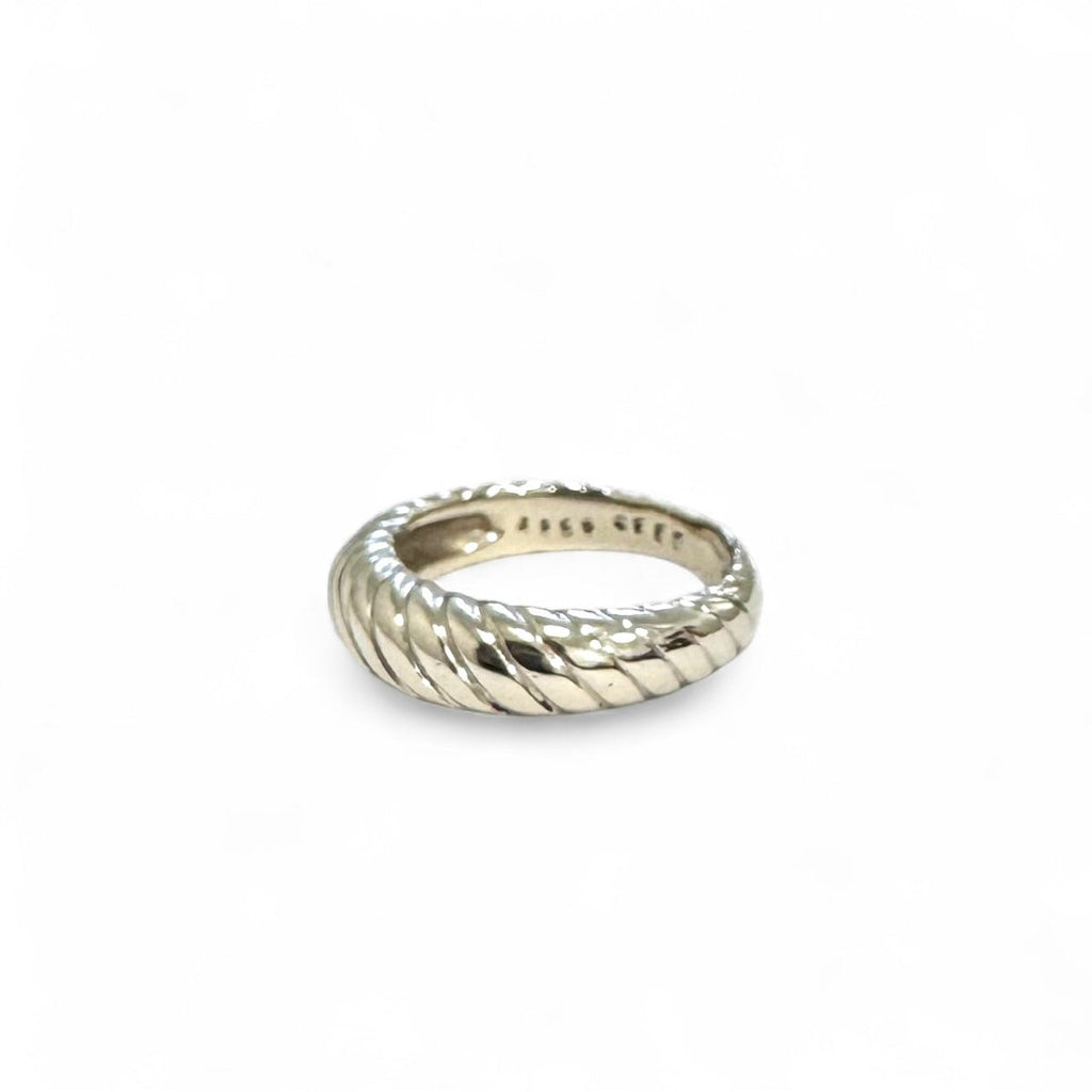 Bague BOUCHERON torsadé en or gris