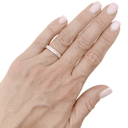 Bague Alliance BOUCHERON "Quatre Radiant Edition" en or blanc et diamants