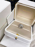 Boucheron Quatre Radiant classic platinum ring with diamonds